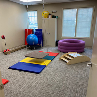Interior play room at Kidz Therapy Zone
